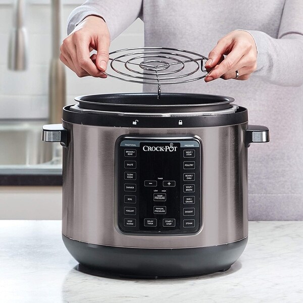 8-Quart Multi-Use XL Express Crock Programmable Slow Cooker and