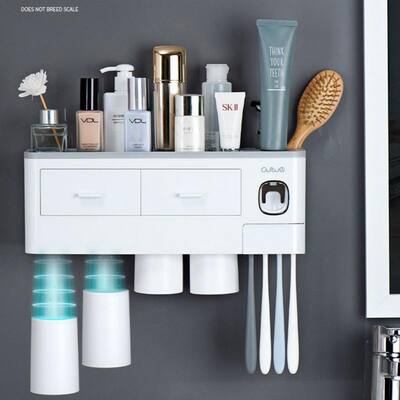 Toothbrush Holders for Bathrooms, Toothbrush Holder Wall Mounted
