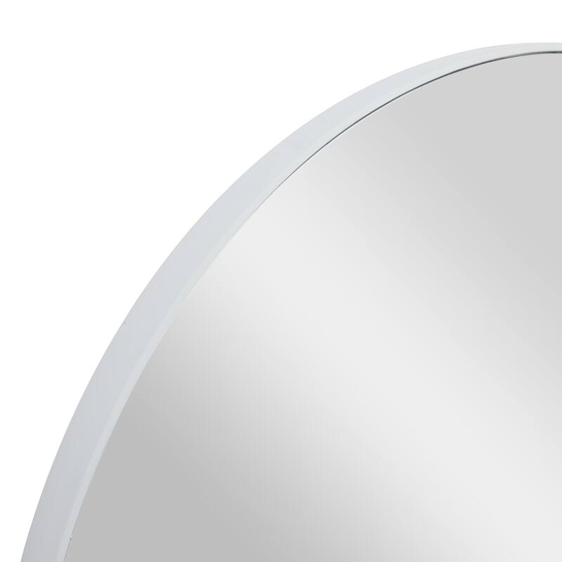 Black, White or Gold Wood Wall Mirror with Thin Frame