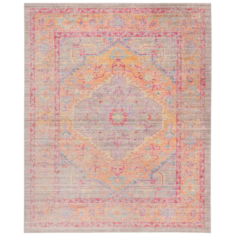 SAFAVIEH Windsor Emily Shabby Chic Cotton/ Polyester Distressed Rug