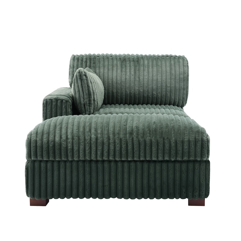 Oversized L-Shape Upholstered Chaise Lounge Sofa Couch
