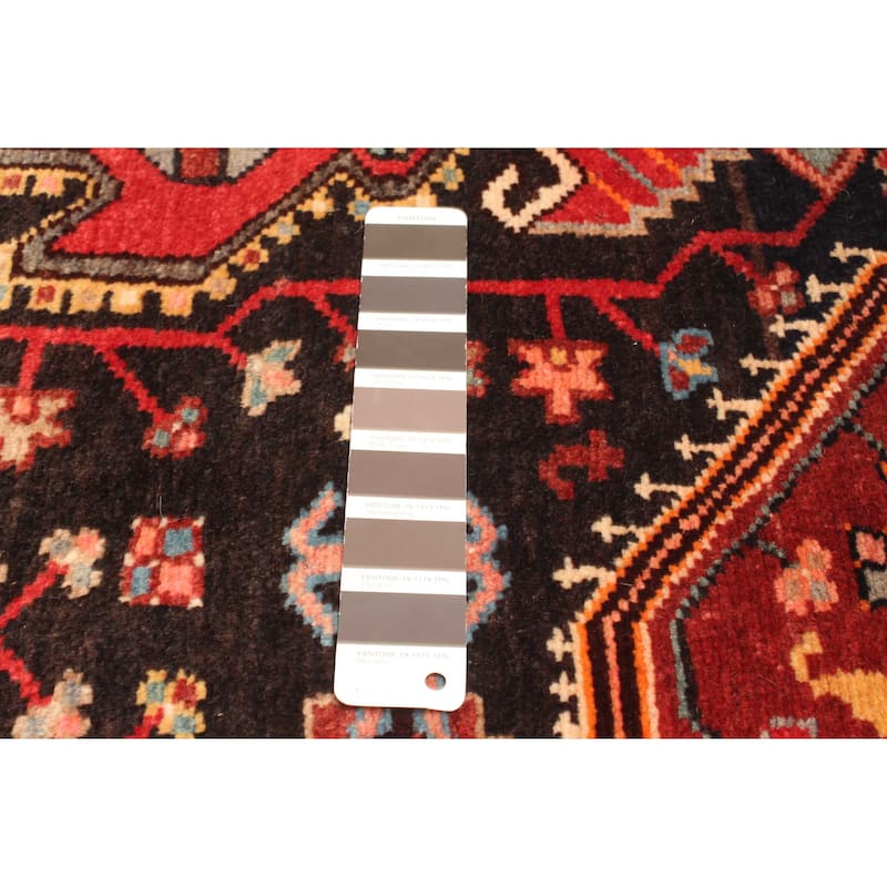 ECARPETGALLERY Hand-knotted Anatolian Vintage Dark Brown Wool Rug - 3'9 x 6'1