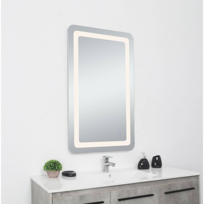 Indigo Home 20in x 40in soft edge LED mirror