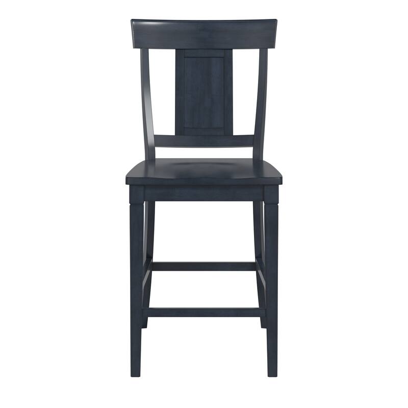 Eleanor Panel Back Wood Counter Chair (Set of 2) by iNSPIRE Q Classic