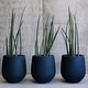 preview thumbnail 20 of 28, DreamPatio La Mirada 1-piece Fiberstone Tapered Planter for Indoor/Outdoor