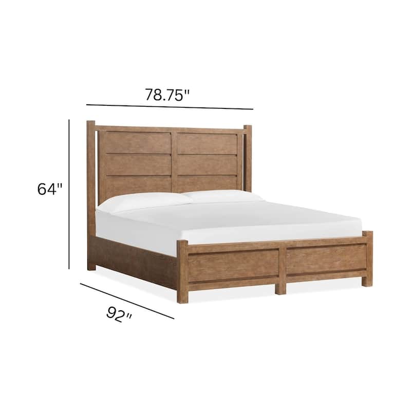 Magnussen Home Plum Creek Sierra Brown Panel Bed