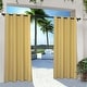 preview thumbnail 41 of 42, ATI Home Indoor/Outdoor Solid Cabana Grommet Top Curtain Panel Pair 54x108 - Sundress Yellow