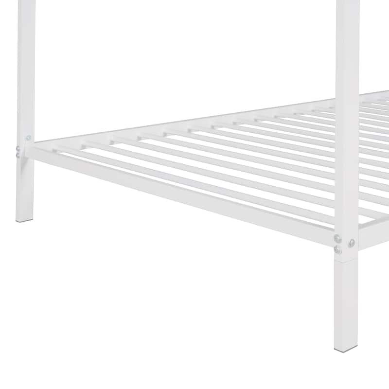 Twin Size Metal House Frame Platform Bed