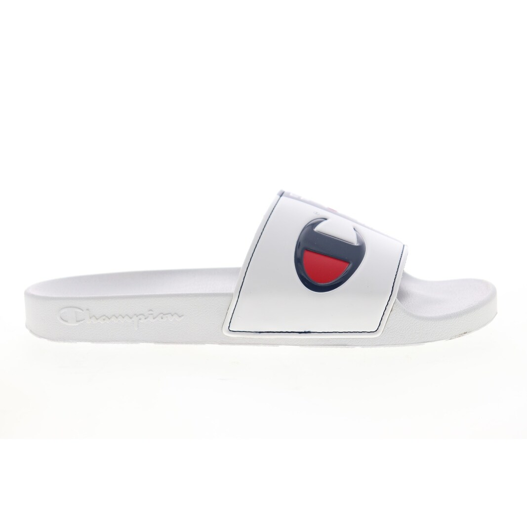 champion white sandals