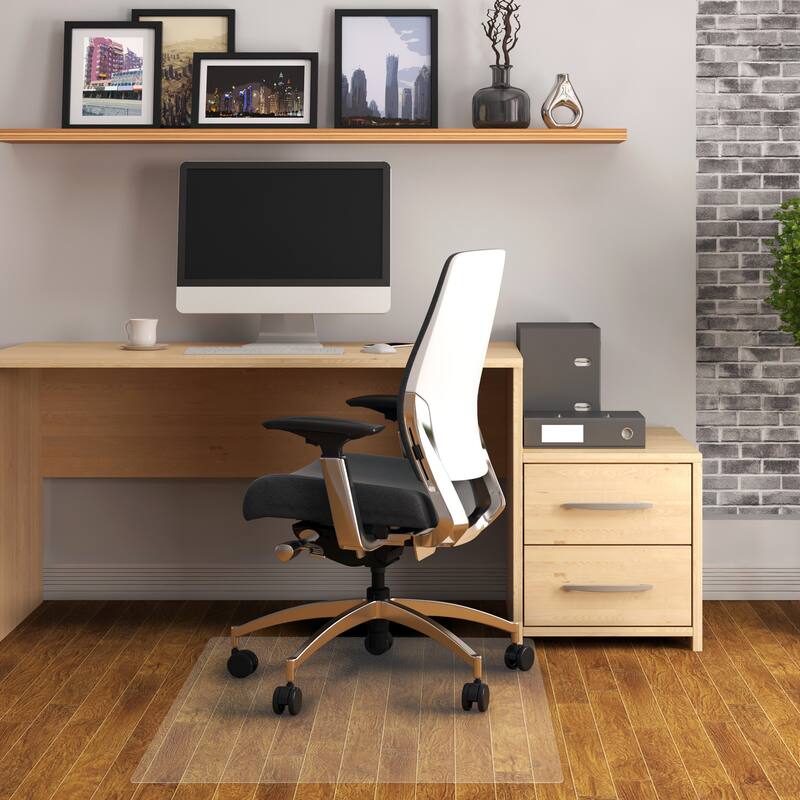 Valuemat® Vinyl Rectangular Chair Mat for Hard Floor - 36" x 48"