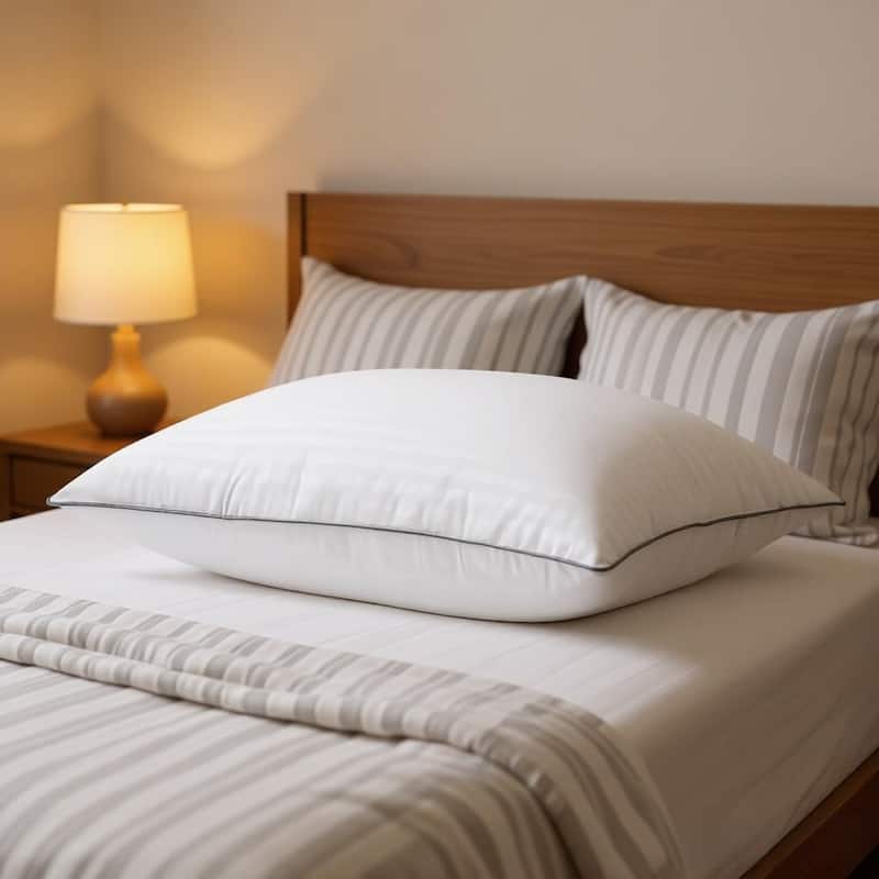 2-Pack Soft Microfiber Bed Pillows, Machine Washable