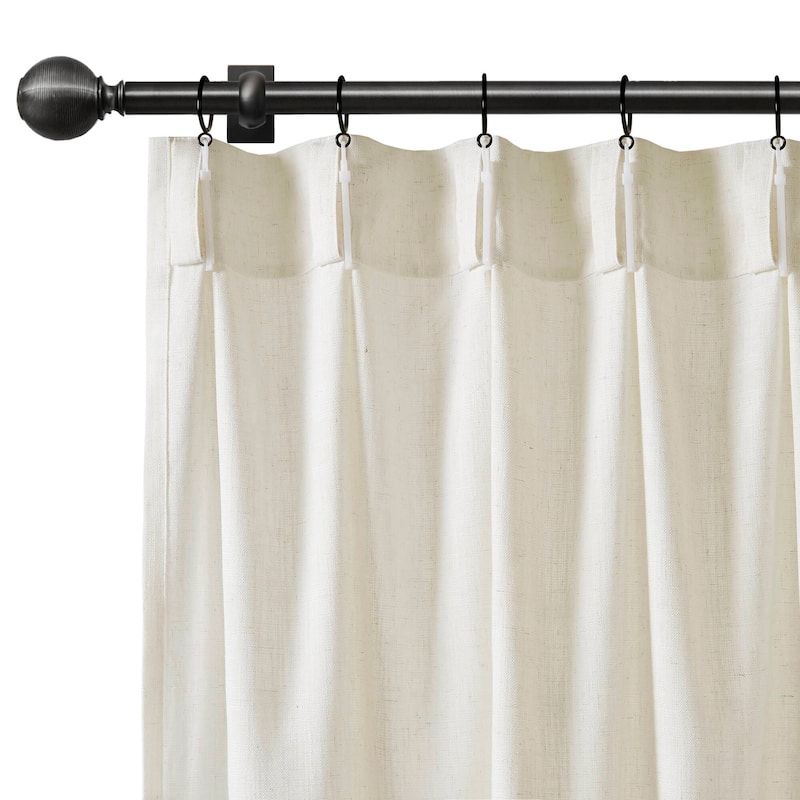 Madison Park Emery 300gsm poly linen with 7 pinch pleat per pc