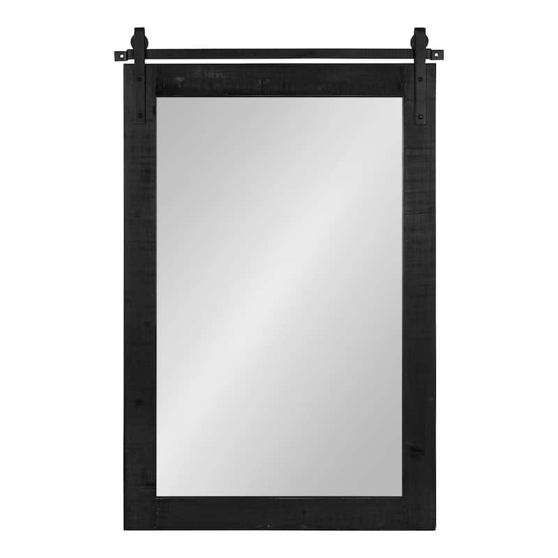 Kate and Laurel Cates Rustic Rectangular Wall Mirror