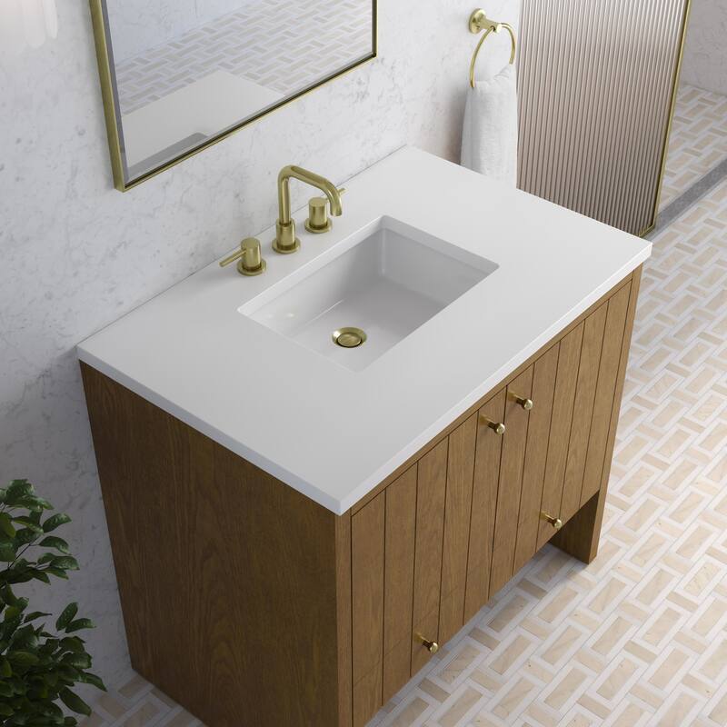 James Martin Vanities 435-V36-3WZ Hudson 36" Free Standing Single