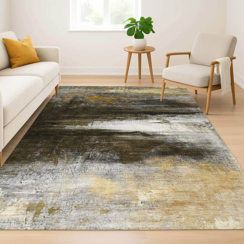 Premium Washable Super Soft Modern Abstract Mayfield Rug