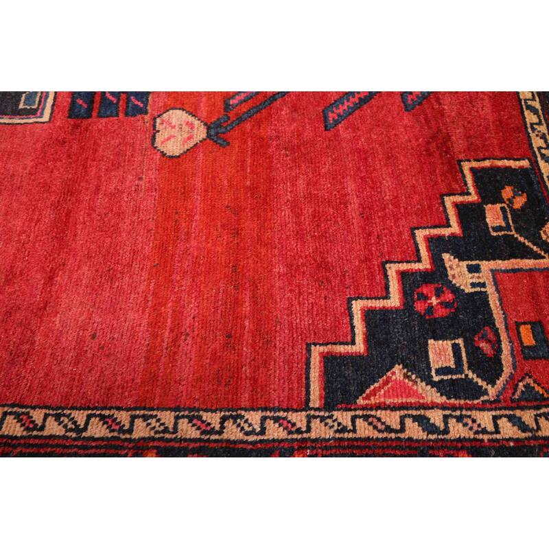 ECARPETGALLERY Hand-knotted Anadol Red Wool Rug - 4'3 x 7'10