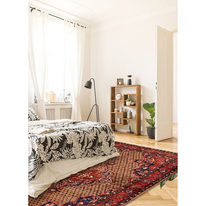 Anatolian Vintage Brown Rug 5'3" x 9'8" - 5'3 x 9'8