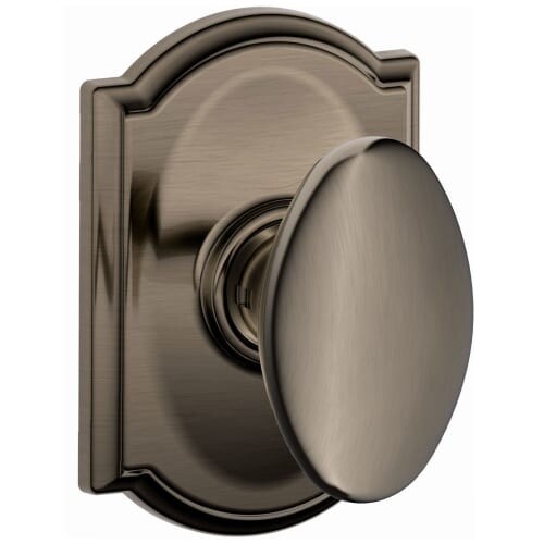 Shop Schlage F10 Sie Cam Siena Passage Door Knob Set With