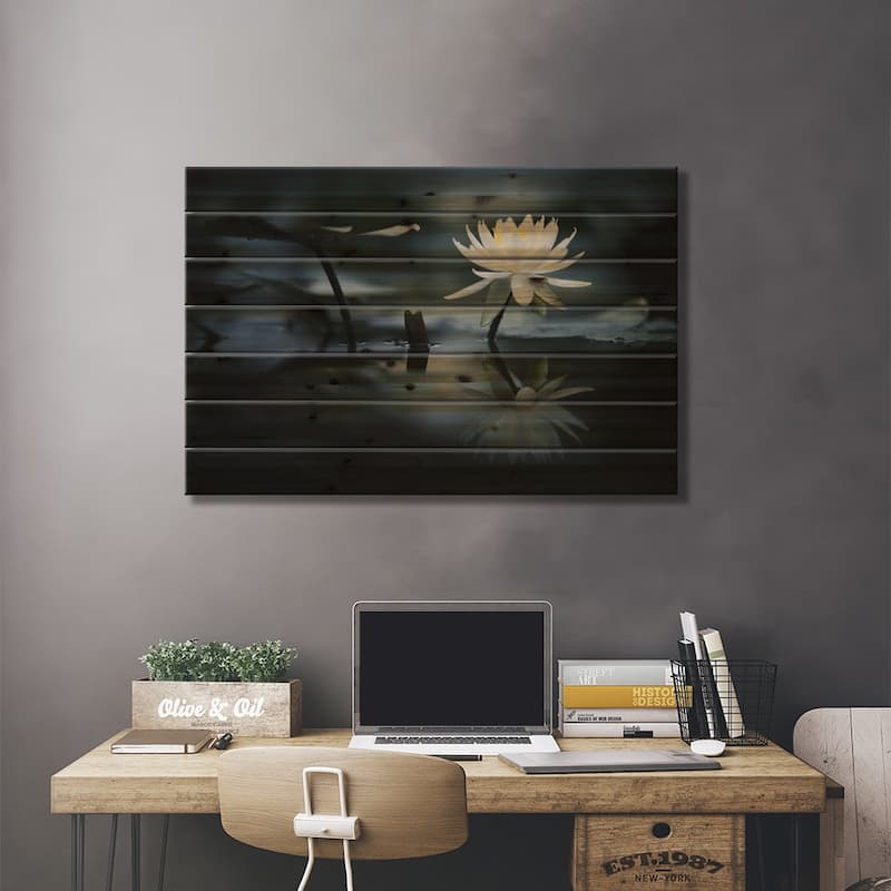Reflection II Print On Wood by Takashi Suzuki - Multi-Color