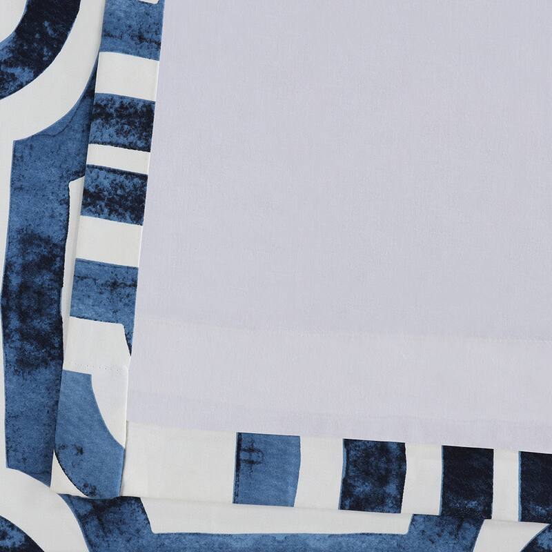 Exclusive Fabrics Modern Geometric Room Darkening Cotton Window Curtains (1 Panel)