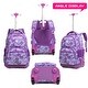 preview thumbnail 9 of 10, Rolling Backpack 16 inch Kids Wheeled School Backpack Set for Boys and Girls