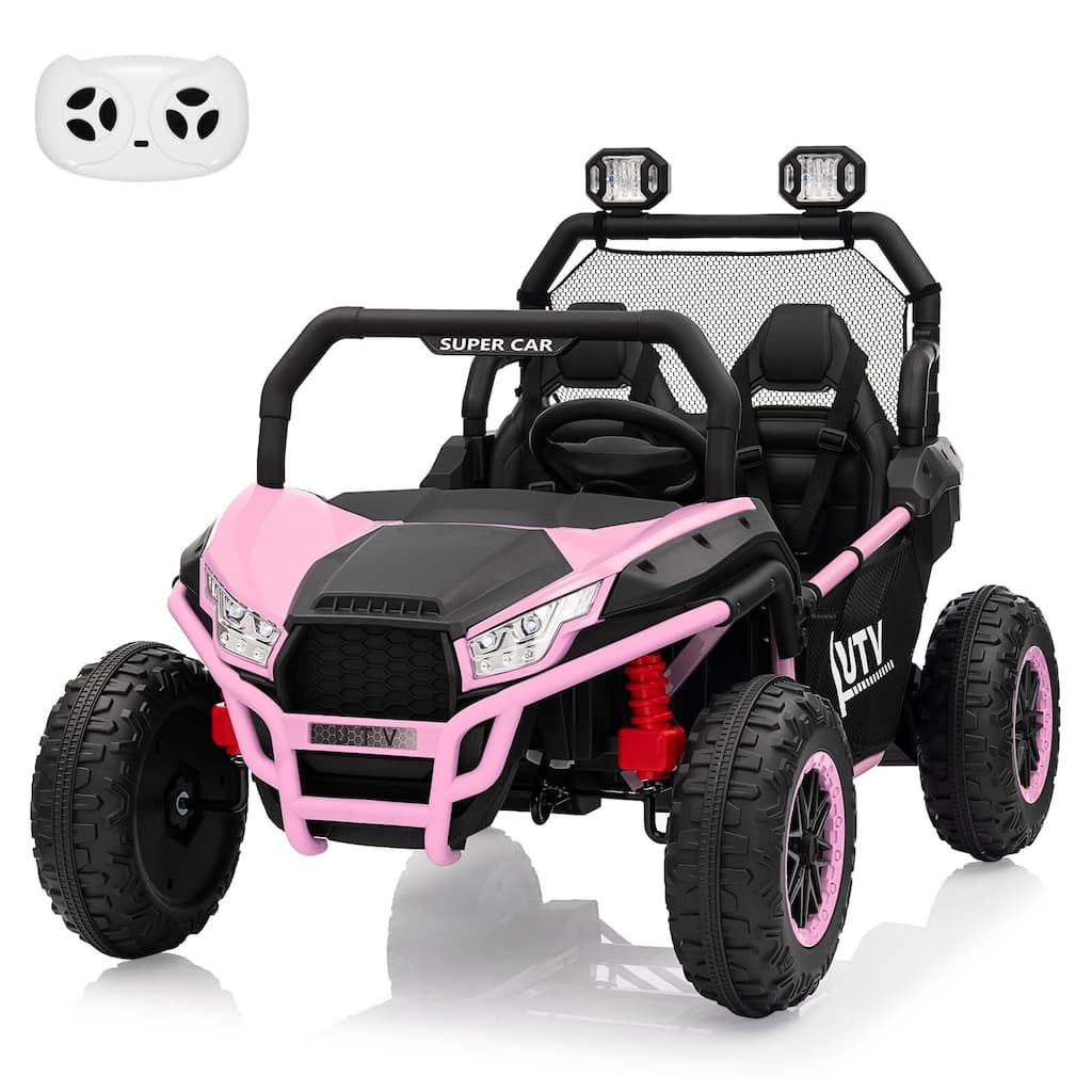 24V Kids Electric Car, 2-Seater UTV Off-Road