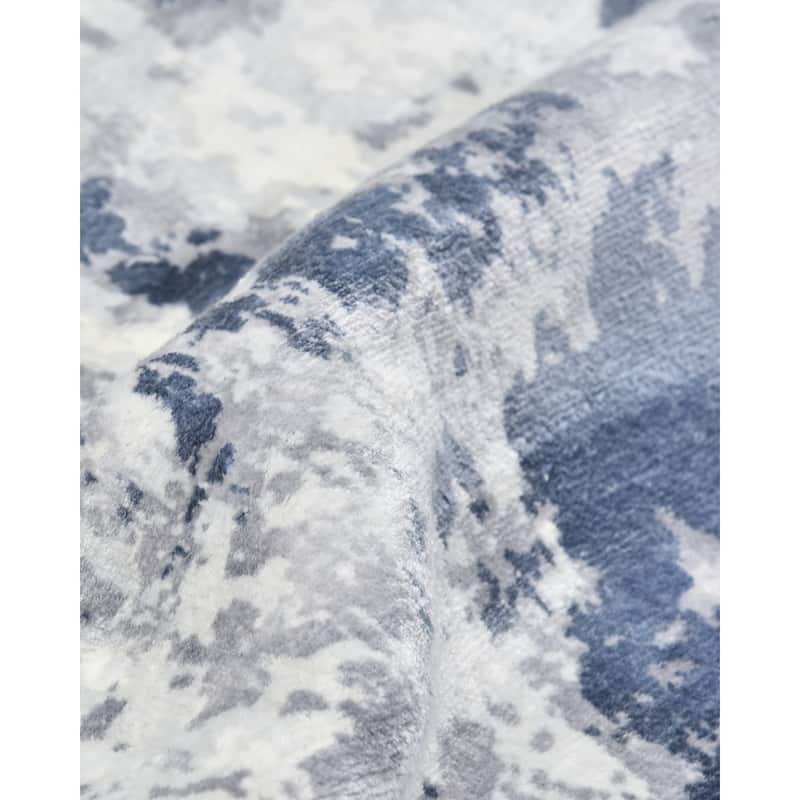 Overton Handmade Modern Contemporary Abstract Area Rug