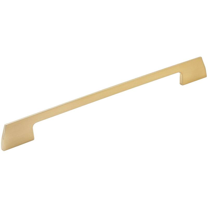 Amerock BP37303 Angle 10-1/16" Center to Center Handle Cabinet Pull - Champagne Bronze