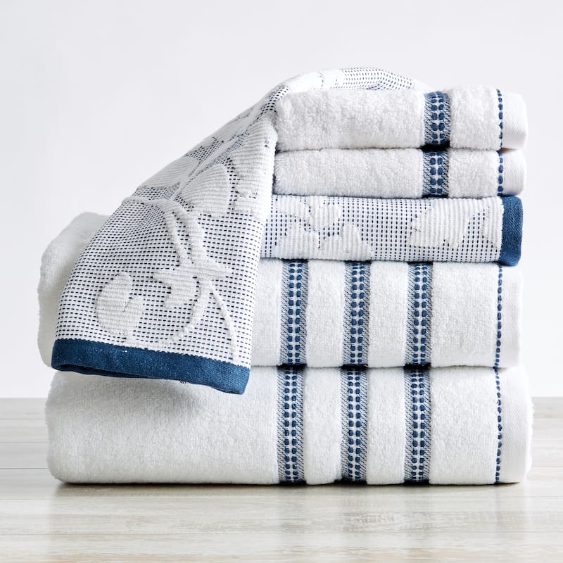 Luxurious Cotton Decorative Floral Towel Set