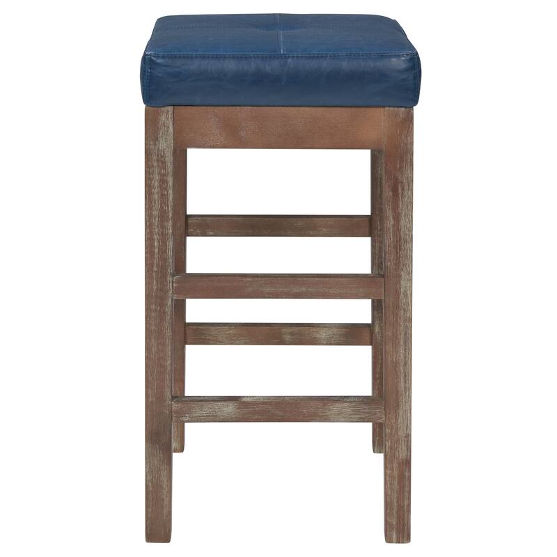 NPD Furniture Valencia Bonded Leather Backless Counter Stool