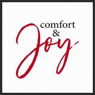 Comfort and Joy by Amanti Art Portfolio Framed Canvas Wall Art