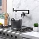 preview thumbnail 22 of 23, Modern Wall Mounted Pot Filler with Dual Swing Joints
