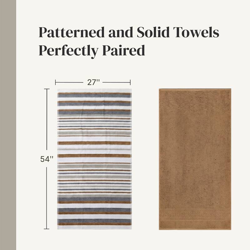 Modern Threads Pax 6-Piece Yarn Dyed 100-Percent Cotton Towel Set