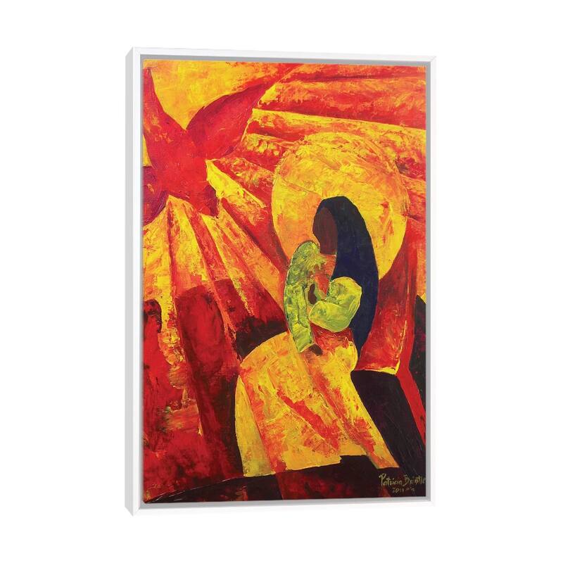 iCanvas "Annunciation, 2011 " by Patricia Brintle Framed Canvas Print - White - 26x18