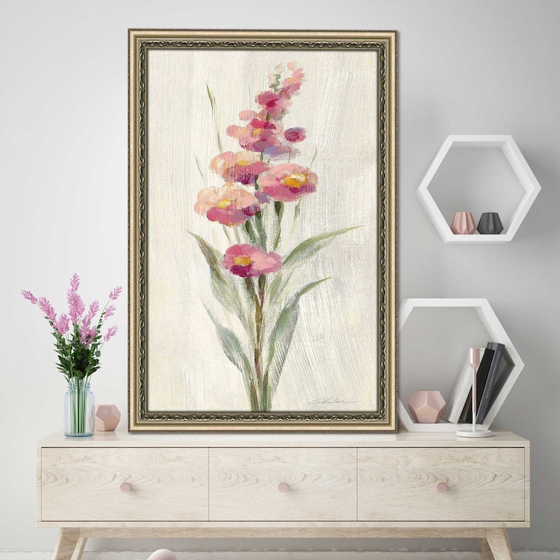 "Farm Flower I Light" by Silvia Vassileva Print on Acrylic.