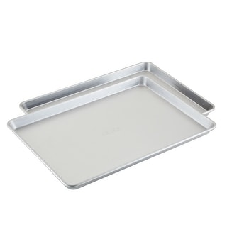Premium Sheet Pan Set - Aluminized Steel with Ceramic Non-Stick, Heavy-Duty Bakeware for Cake
