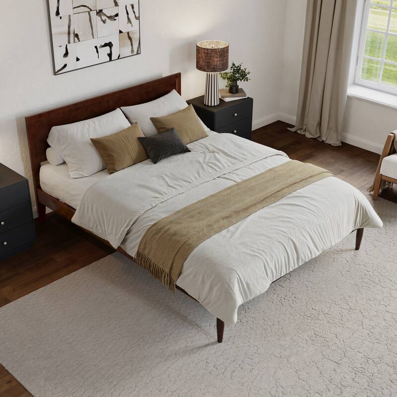 Ellarie Platform Bed with Adjustable Headboard