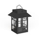 preview thumbnail 9 of 7, Hudson 8.1-in Outdoor Solar Light Lantern by Havenside Home