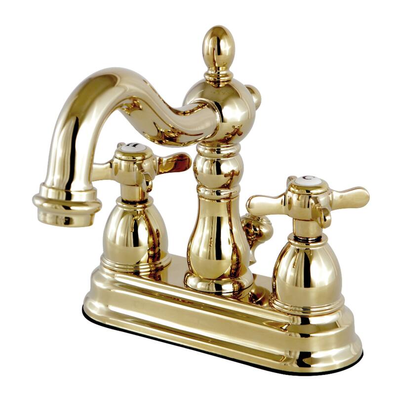Essex 4 in. Centerset Bathroom Faucet - Polished Brass