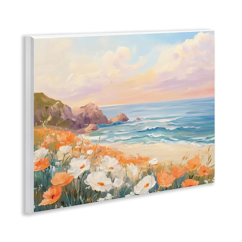 Stupell Poppies by Beach Bay Wall Plaque Art Design By Arlington Prints