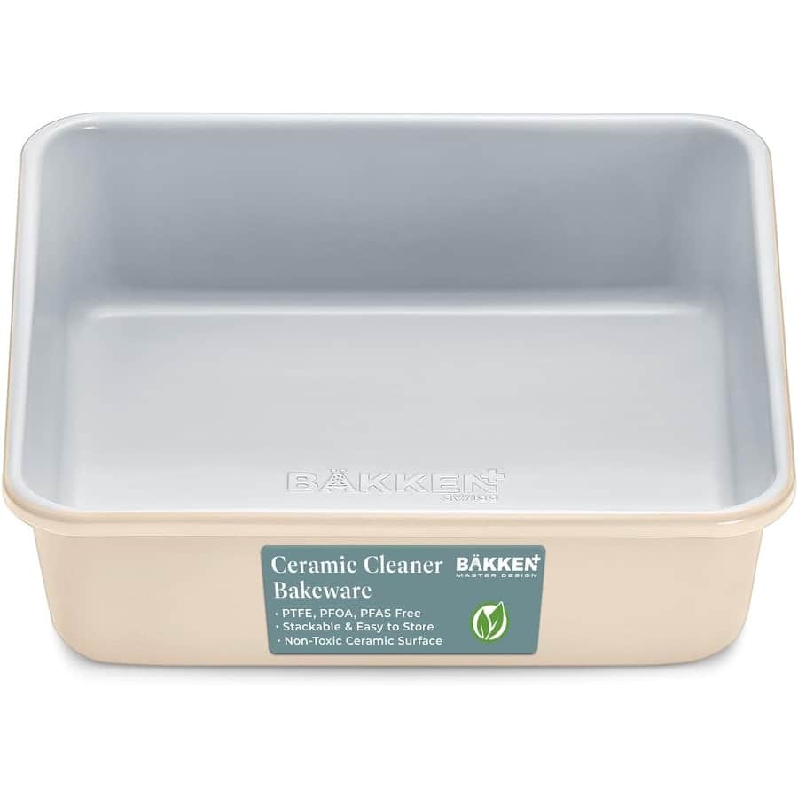 Square Cake Pan - Aluminized Steel, Ceramic Non-Stick Coating
