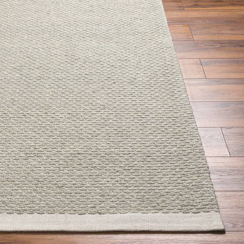 Abercom Handmade Casual Farmhouse Wool Area Rug