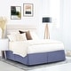 preview thumbnail 29 of 44, Nestl Pleated 14 inch Tailored Drop Bed Skirt - Soft Double Brushed Premium Microfiber Ruffle Bed Skirt