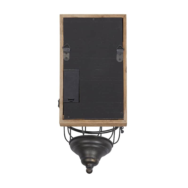 Metal Wall Sconce - Black - Roche River Decor