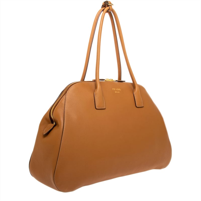 Prada Oversided Smooth Leather Tote