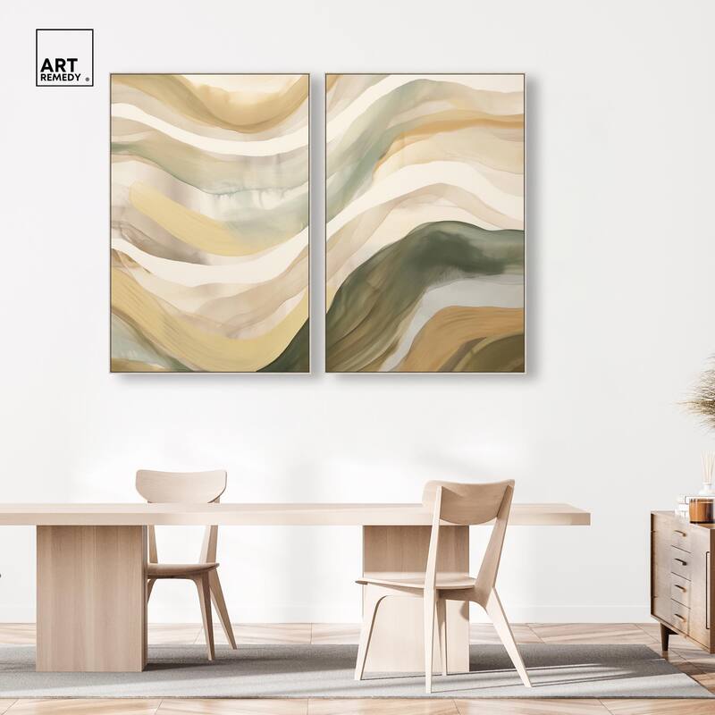 Dunes of Time I Canvas Set of 2 by Art Remedy