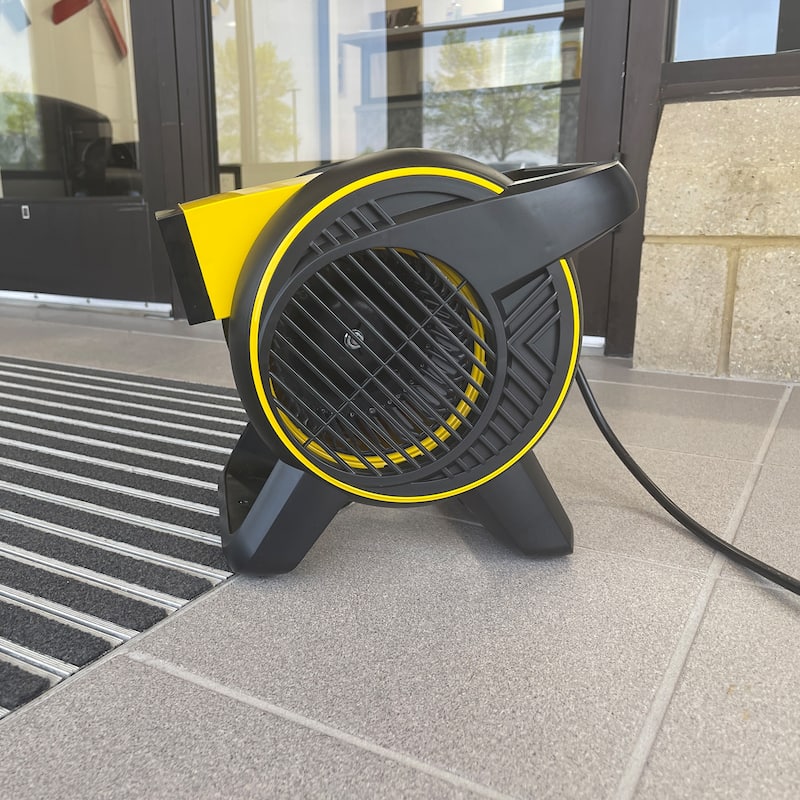 Master Heavy Duty Utility Blower, 3 Speed Portable Floor Fan with Pivot Head - 7