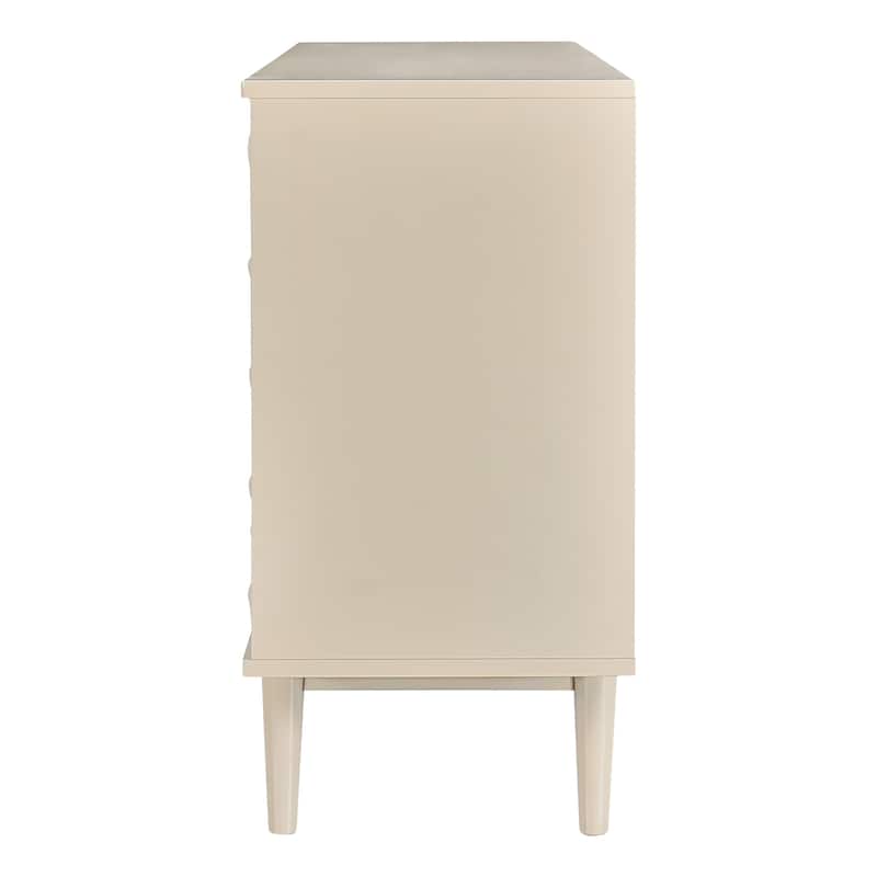 Modern Buffet Sideboard Accent Cabinet with Adjustable Storage Shelves