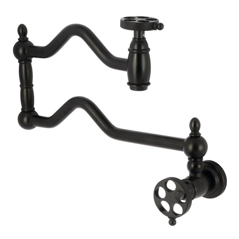 Kingston Brass KS210.RKZ Wendell 4.5 GPM Wall Mounted Single Hole Pot