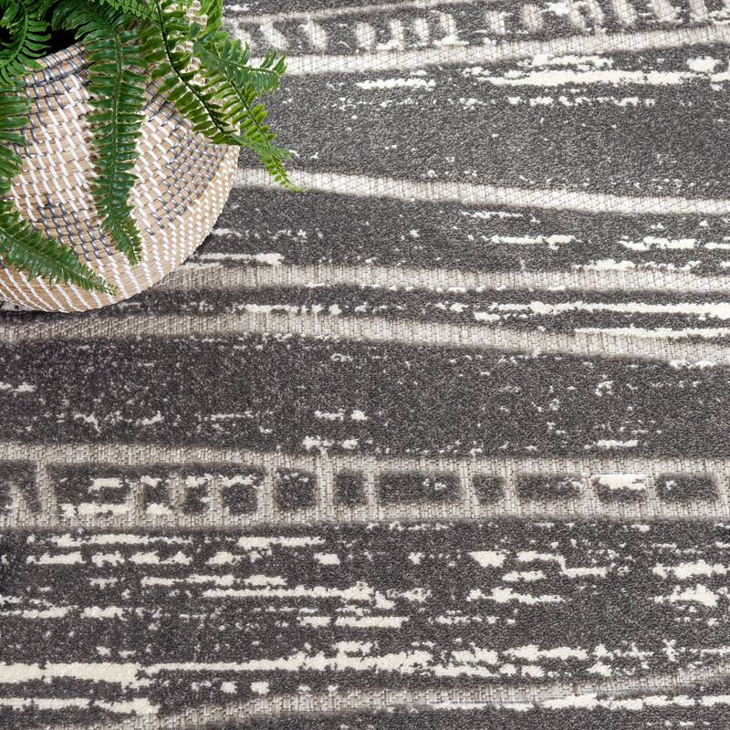 SAFAVIEH Cottage Katleen Transitional Indoor/Outdoor Rug.